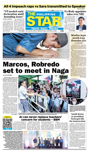 Cover of The Philippine Star