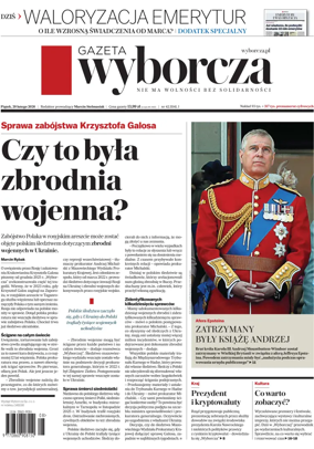Cover of Gazeta Wyborcza