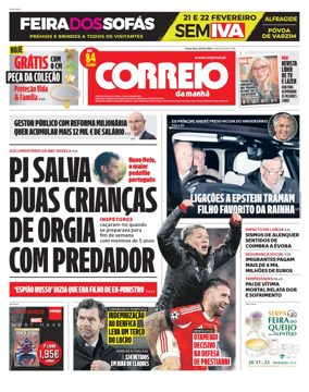 Cover of Correio da Manha