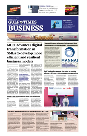 Cover of Gulf Times Business