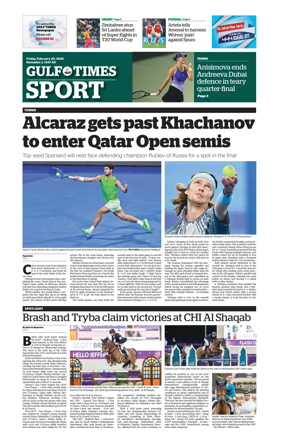 Cover of Gulf Times Sport