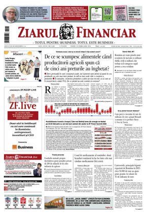 Cover of Ziarul Financiar