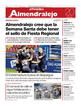 Cover of El Periodico de Almendralejo