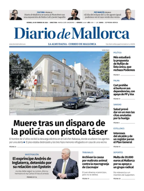 Cover of Diario de Mallorca