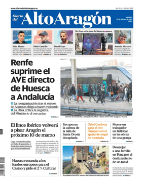 Cover of Diario del Alto Aragon