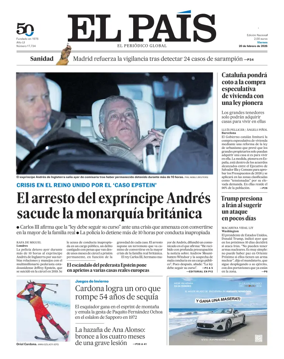 Cover of EL PAIS Valencia