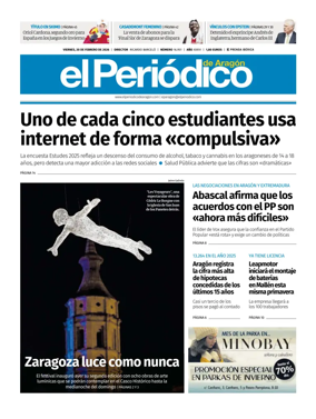 Cover of El Periodico Aragon
