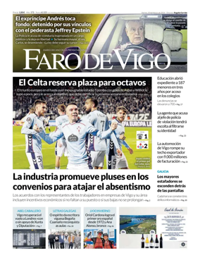 Cover of Faro de Vigo