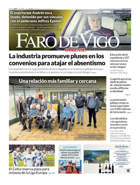 Cover of Faro de Vigo (Ourense)