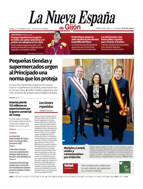 Cover of La Nueva Espana (Gijon)