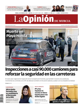 Cover of La Opinion de Murcia