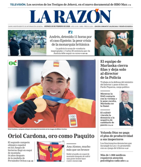 Cover of La Razon (Levante)