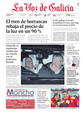 Cover of La Voz de Galicia (Arousa)