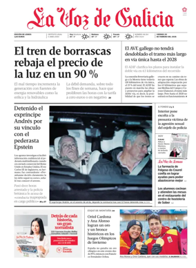 Cover of La Voz de Galicia (Monforte)