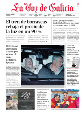 Cover of La Voz de Galicia (Viveiro)