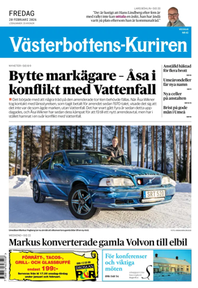 Cover of Vasterbottens-Kuriren