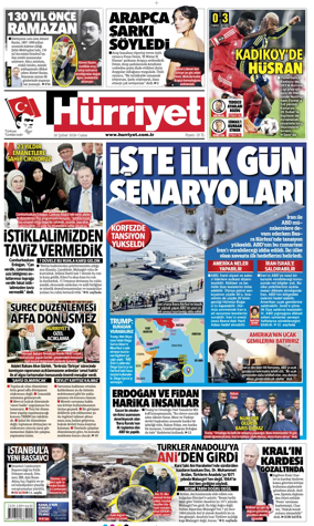 Cover of Hurriyet