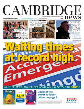 Cover of Cambridge News