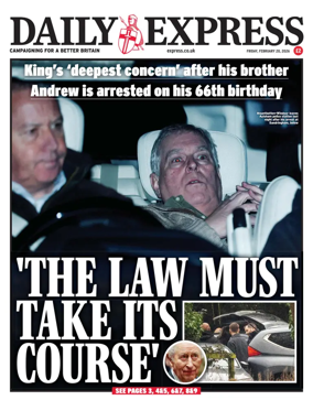 Cover of Daily Express