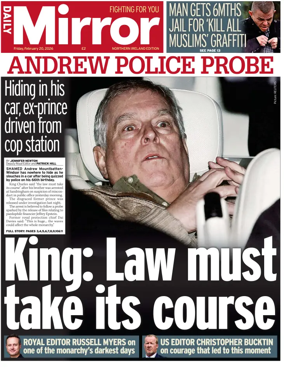 Cover of Daily Mirror (Northern Ireland)