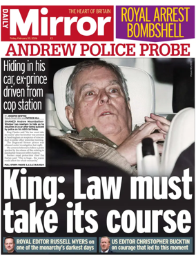 Cover of Daily Mirror