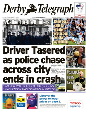 Cover of Derby Telegraph