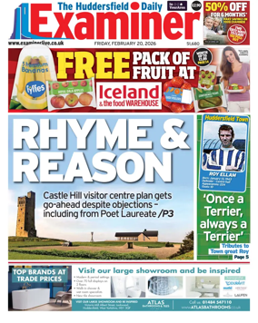 Cover of Huddersfield Daily Examiner
