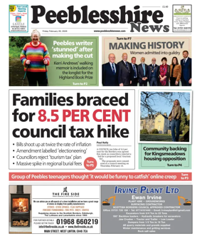 Cover of Peebleshire News