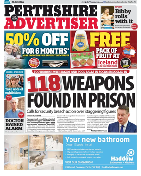 Cover of Perthshire Advertiser