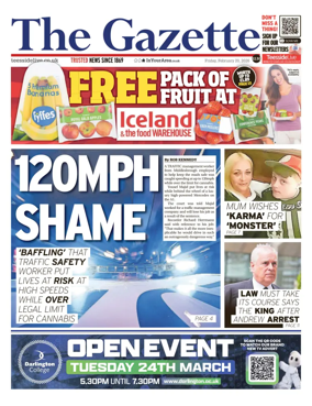 Cover of Teesside Evening Gazette