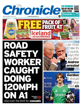 Cover of The Chronicle (South Tyneside and Durham)