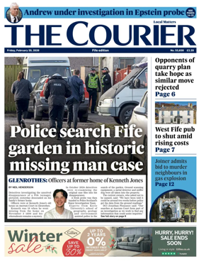 Cover of The Courier & Advertiser (Fife Edition)