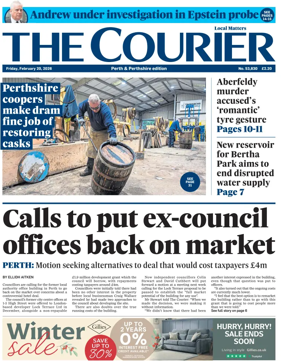 Cover of The Courier & Advertiser (Perth and Perthshire Edition)