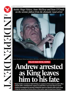 Cover of The Independent