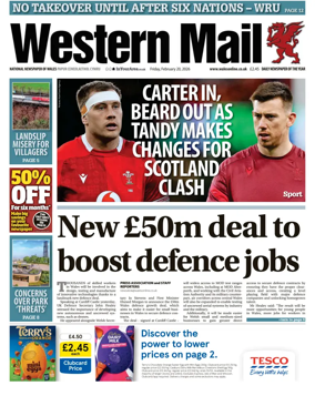 Cover of Western Mail