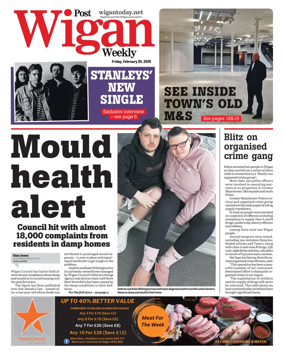 Cover of Wigan Evening Post