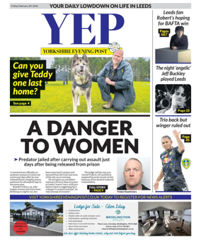 Cover of Yorkshire Evening Post