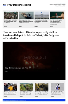 Cover of The Kyiv Independent