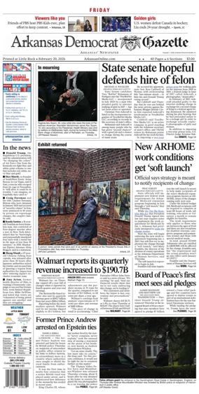 Cover of Arkansas Democrat-Gazette