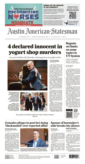 Cover of Austin American-Statesman