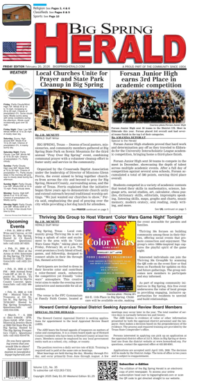 Cover of Big Spring Herald