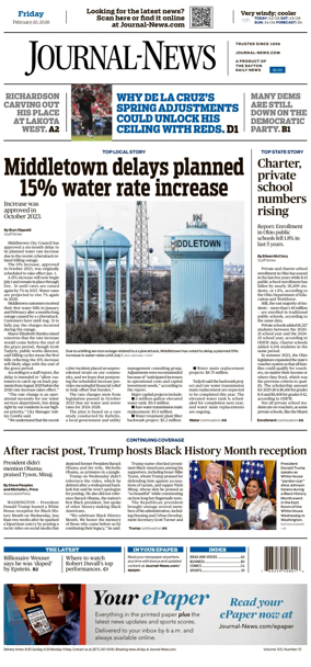 Cover of Hamilton Journal News