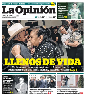 Cover of La Opinion