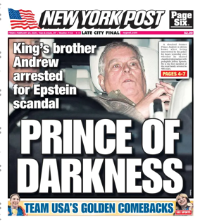 Cover of New York Post