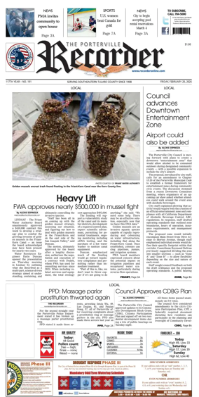 Cover of Porterville Recorder