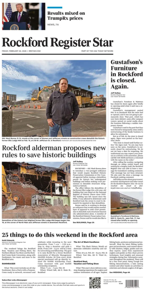 Cover of Rockford Register Star