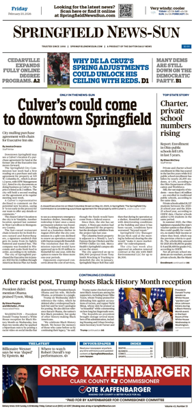 Cover of Springfield News-Sun