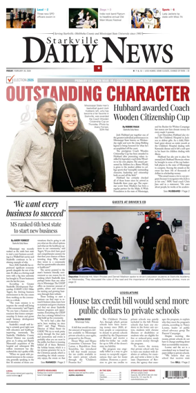 Cover of Starkville Daily News