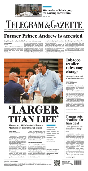 Cover of Telegram & Gazette