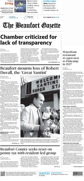 Cover of The Beaufort Gazette